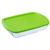 Stačiakampė priešpiečių dėžutė su dangteliu Pyrex Cook & store Skaidrus Silikoninis stiklas (4,5 L) (4 vnt.)