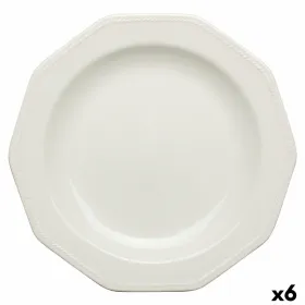 Plokščia lėkštė Churchill Artic White Keramikinis Balta Indai Ø 27 cm (6 vnt.)