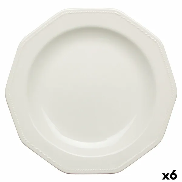 Plokščia lėkštė Churchill Artic White Keramikinis Balta Indai Ø 27 cm (6 vnt.)
