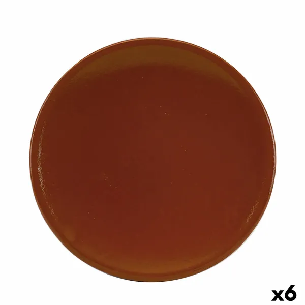 Tarjotin Raimundo Barro Profesional Ruskea Keraminen Poltettu savi Ø 26 cm Refraktori (6 osaa)
