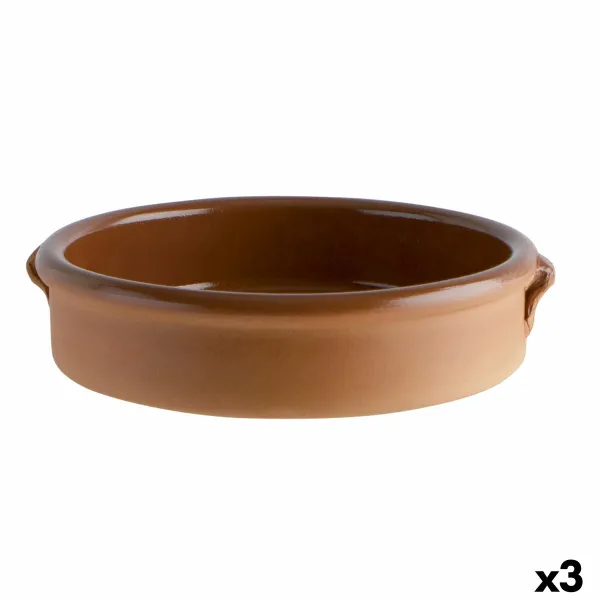 Keptuvė skersmuo Barro Clasico Ruda Keramikinis Ø 32 cm (3 vnt.)