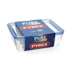 Hermetiška priešpiečių dėžutė Pyrex Pure Glass Skaidrus stiklas (800 ml) (6 vnt.)