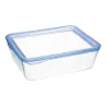 Ilmatiivis eväsrasia Pyrex Pure Glass Läpinäkyvä Lasi (800 ml) (6 osaa)