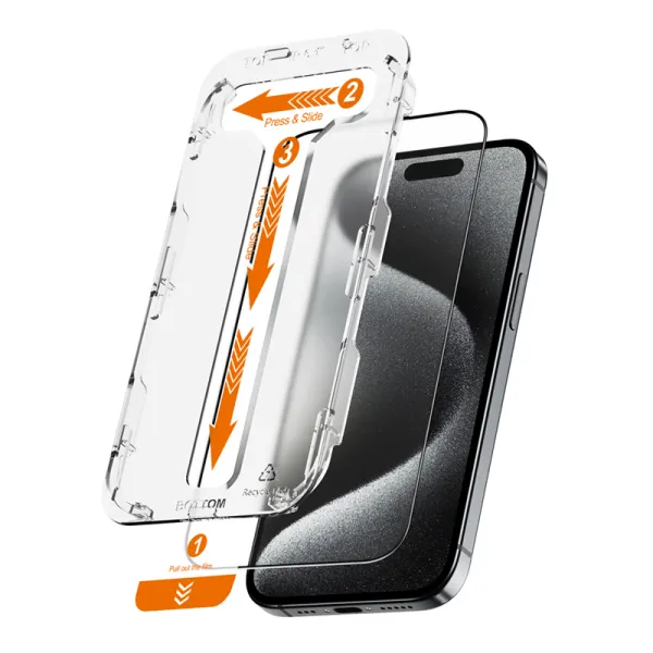 Crong EasyShield 2-Pack - Tempered Glass iPhone 15 Pro Max (2 pieces)