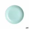 Dessert dish Luminarc Pampille Turquoise Glass (19 cm) (24 Units)