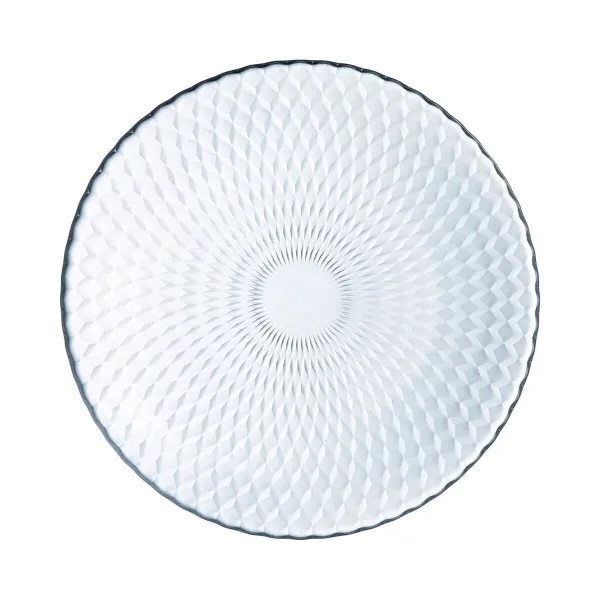 Plokščia lėkštė Luminarc Pampille Skaidrus stiklas (25 cm) (24 vnt.)
