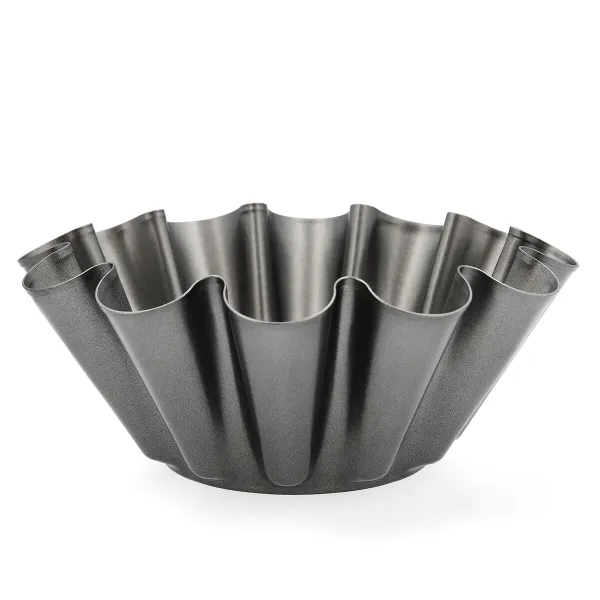 Форма для флана Quid Sweet Grey Чёрный Металл 23 x 9 cm (12 штук)