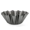 Форма для флана Quid Sweet Grey Чёрный Металл 23 x 9 cm (12 штук)