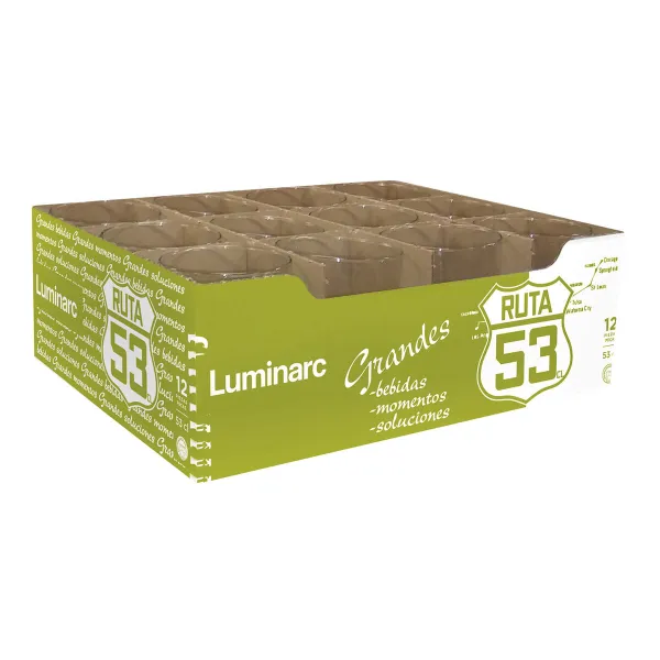 Стакан Luminarc Ruta 53 Прозрачный Cтекло 12 штук 530 ml