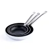 Pannu Quid Professional Pro-induction Musta Metalli Teräs Ø 24 cm (6 osaa)