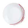 Плоская тарелка Arcopal Domitille Rojo Двухцветный Cтекло 25 cm (12 штук)