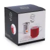 Puodelis su arbatos filtru Quid Serenia Skaidrus stiklas Nerūdijantis plienas 350 ml (12 vnt.)