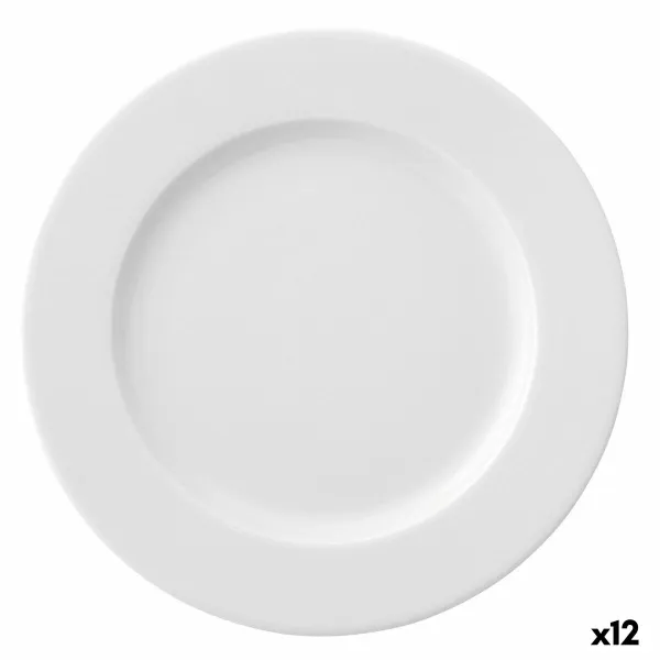 Plakans trauks Ariane Prime Balts Keramika (12 gb.)
