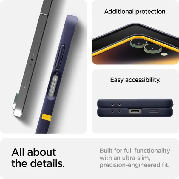 Spigen Nano Pop Mag MagSafe - Case for Samsung Galaxy Z Flip 7 (Blueberry Navy)