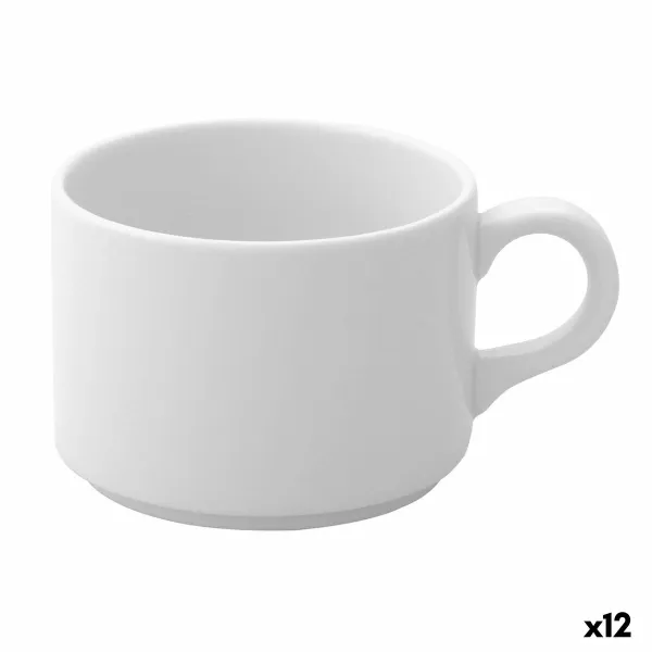 Tējas un kafijas tase Ariane Prime Balts 230 ml (12 gb.)