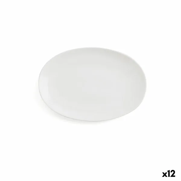 Поднос Ariane Vital Coupe Овальный Белый Керамика Ø 21 cm (12 штук)