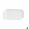 Vuoka Ariane Vital Coupe Suorakulmainen Keraminen Valkoinen (28 x 14 cm) (6 osaa)