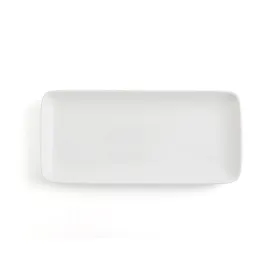 Serviravimo Lėkštė Ariane Vital Coupe Stačiakampis Keramikinis Balta (36 x 16,5 cm) (6 vnt.)