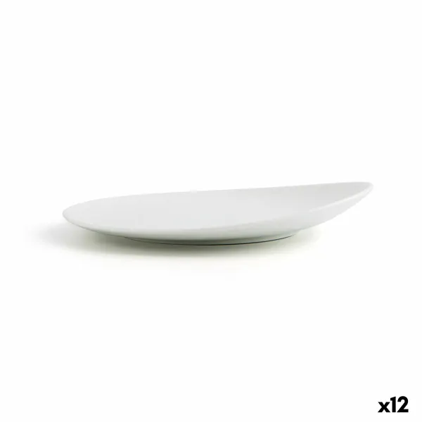 Litteä Lautanen Ariane Vital Coupe Valkoinen Keraminen Ø 21 cm (12 osaa)