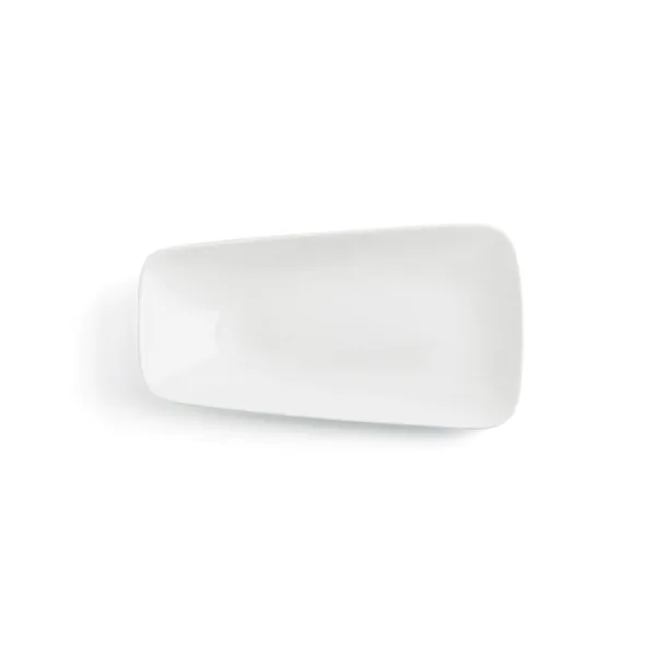 Plokščia lėkštė Ariane Vital Stačiakampis Keramikinis Balta (24 x 13 cm) (12 vnt.)
