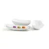 Snack Bowl Ariane Vital Rectangular White Ceramic Rectangular (6 Units)