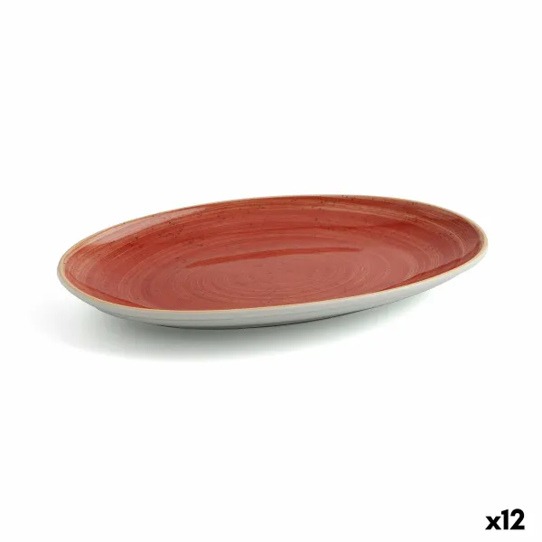 Užkandžių dėklas Ariane Terra Raudona Keramikinis Ø 26 cm (12 vnt.)