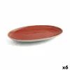 Vuoka Ariane Terra Ovaali Keraminen Punainen (Ø 32 cm) (6 osaa)