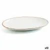 Serviravimo Lėkštė Ariane Terra Ovalus Keramikinis Rusvai gelsva (Ø 26 cm) (12 vnt.)