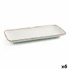 Vuoka Ariane Terra Suorakulmainen Keraminen Beige (28 x 14 cm) (6 osaa)