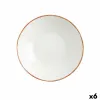Deep Plate Ariane Terra Ceramic Beige (Ø 21 cm) (6 Units)