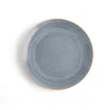 Flat plate Ariane Terra Ceramic Blue (24 cm) (6 Units)