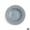 Deep Plate Ariane Terra Ceramic Blue (Ø 26 cm) (6 Units)