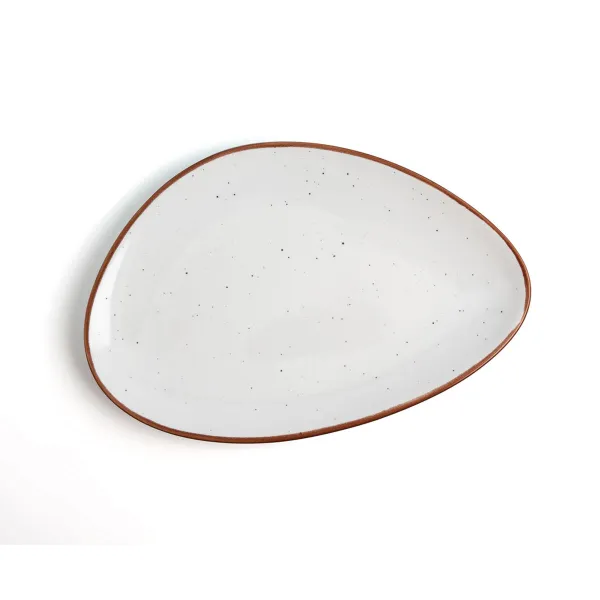 Plokščia lėkštė Ariane Terra Keramikinis Rusvai gelsva Ø 21 cm (12 vnt.)