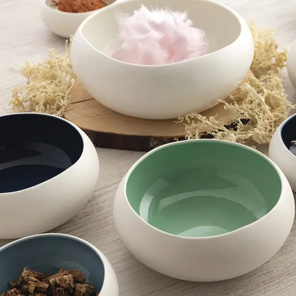 Užkandžių indai Ariane Organic Balta Keramikinis Ø 21 cm (2 vnt.)