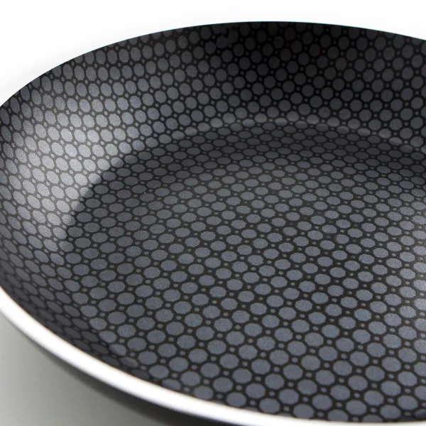 Pan Quid Honey Black Metal Ø 28 cm (6 Units)