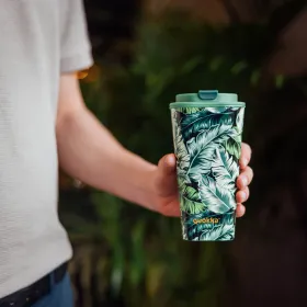 Quokka Vaso Cafe Double Walled - Double Walled Mug 450 ml (Jungle)