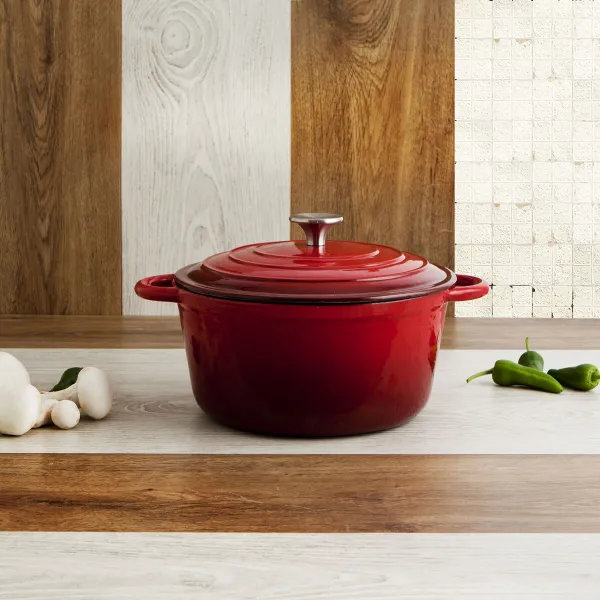 Casserole with lid Bidasoa Fierro Red Ø 24 cm 3,7 L (2 Units)