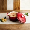Kannellinen vuoka Bidasoa Fierro Punainen Ø 24 cm 3,7 L (2 osaa)