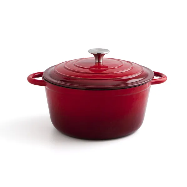 Kannellinen vuoka Bidasoa Fierro Punainen Ø 24 cm 3,7 L (2 osaa)