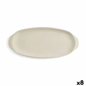 Užkandžių dėklas Quid Mineral Gres Rusvai gelsva Keramikinis 13 x 30,5 cm (8 vnt.)