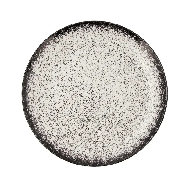Плоская тарелка Ariane Rock Керамика Чёрный (Ø 31 cm) (6 штук)