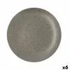 Плоская тарелка Ariane Oxide Керамика Серый (Ø 31 cm) (6 штук)