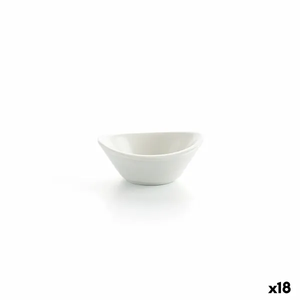 Alkuruokasetti Ariane Alaska Valkoinen Keraminen 8,5 x 8,3 x 3,5 cm (18 osaa)