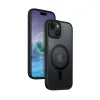 Crong Hybrid Frost MAG Cover - iPhone 15 Plus MagSafe Case (Black)