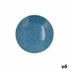 Gili lėkštė Ariane Coupe Ripple Keramikinis Mėlyna (20 cm) (6 vnt.)