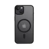 Crong Hybrid Frost MAG Cover - iPhone 15 Plus MagSafe Case (Black)