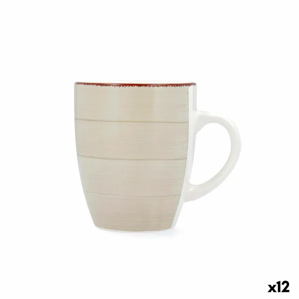 Чашка Quid Vita Morning Завтрак Керамика Бежевый 350 ml (12 штук)