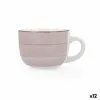 Cup Quid Vita Morning Ceramic Pink (470 ml) (12 Units)