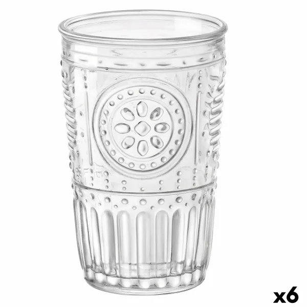Lasi Bormioli Rocco Romantic Läpinäkyvä Lasi (340 ml) (6 osaa)