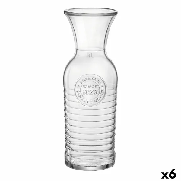 бутылка Bormioli Rocco Officina Прозрачный Cтекло 1 L (6 штук)